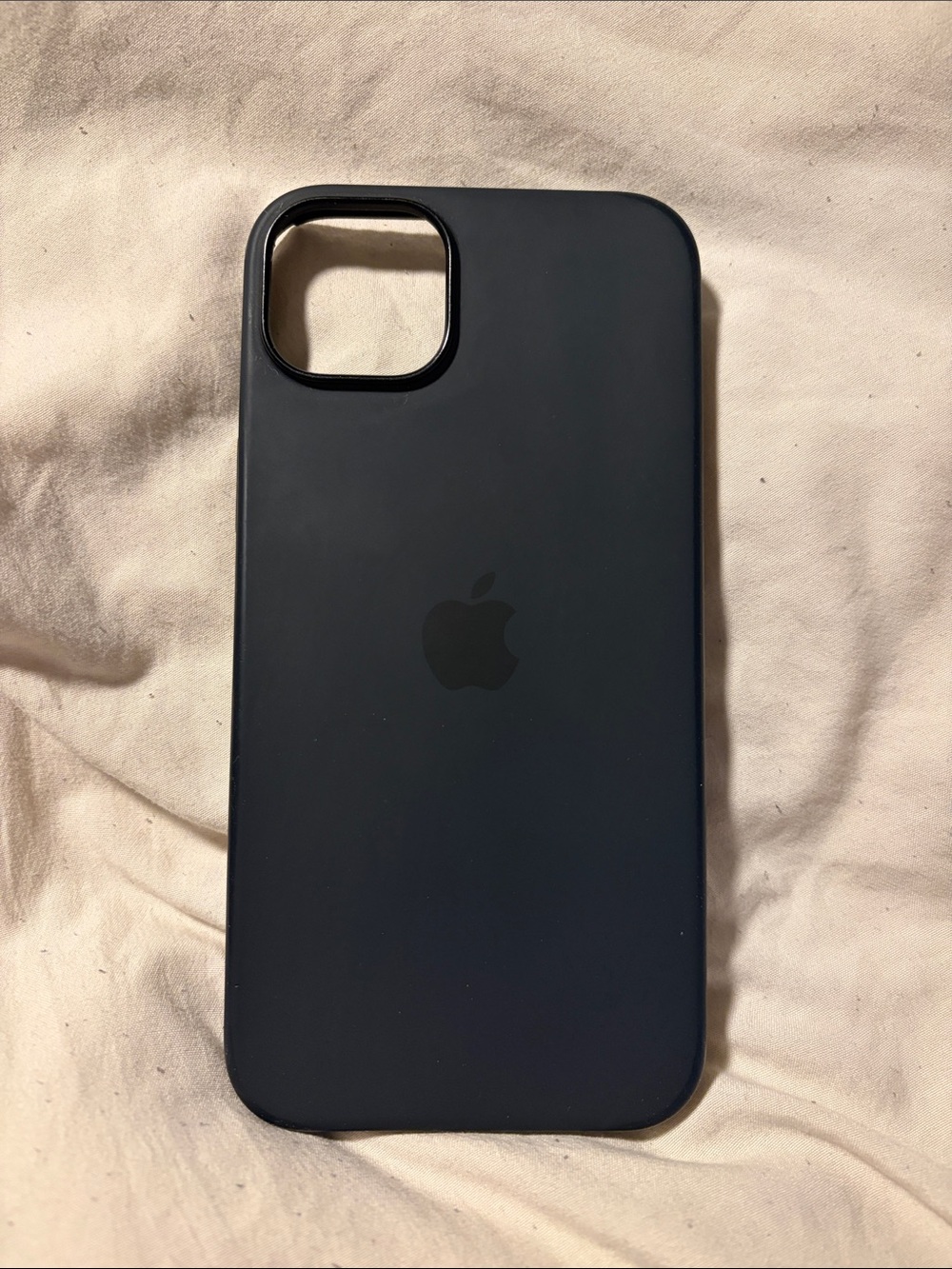 Apple Silicone iPhone Case - Dark Blue